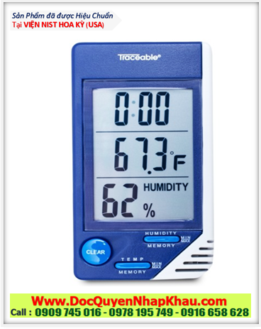 Traceable 4040, Nhiệt kế điện tử 0°C đến 50°C, 4040 Traceable @ Monitoring Hygrometer